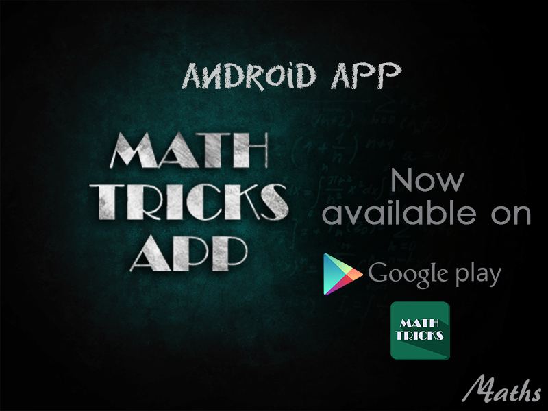 math tricks app